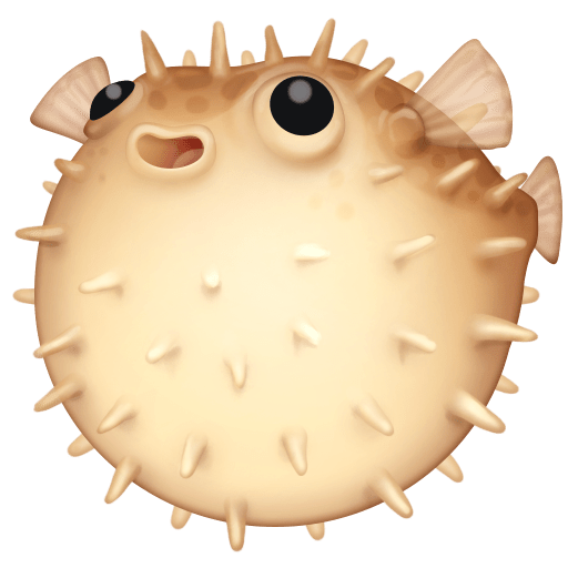 Facebook blowfish emoji image