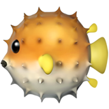 IOS/Apple blowfish emoji image