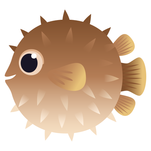 JoyPixels blowfish emoji image