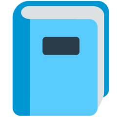 Mozilla blue book emoji image