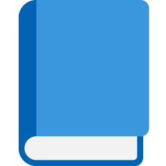 Skype blue book emoji image