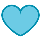HTC blue heart emoji image