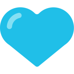 Mozilla blue heart emoji image