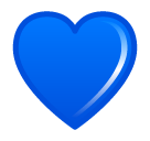 SoftBank blue heart emoji image