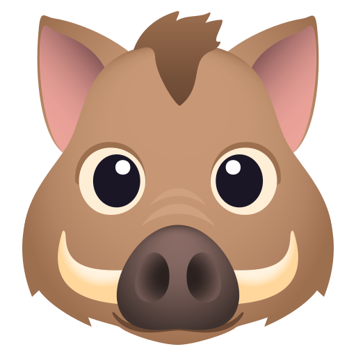 JoyPixels boar emoji image