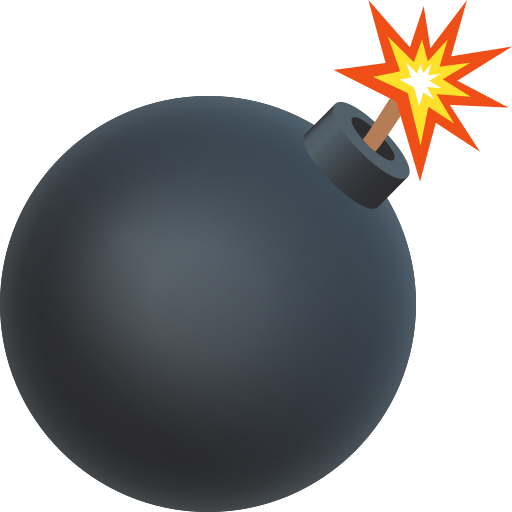 JoyPixels bomb emoji image