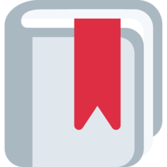Twitter bookmark emoji image