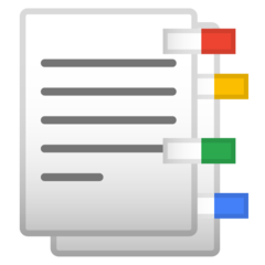Google bookmark tabs emoji image