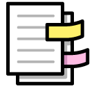 SoftBank bookmark tabs emoji image