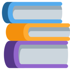 Twitter books emoji image