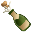 Samsung bottle with popping cork emoji image
