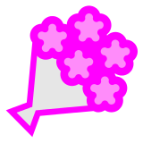 Docomo bouquet emoji image