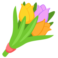 Facebook Messenger bouquet emoji image