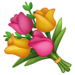 Samsung bouquet emoji image
