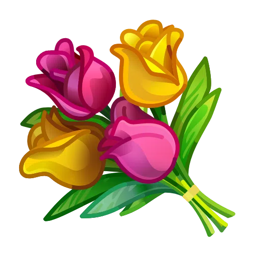Telegram bouquet emoji image