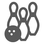 au by KDDI bowling emoji image