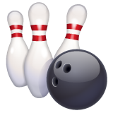 Whatsapp bowling emoji image