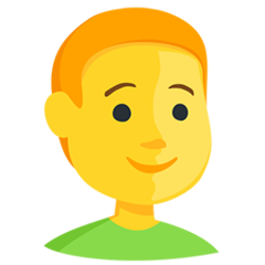 Facebook Messenger boy emoji image