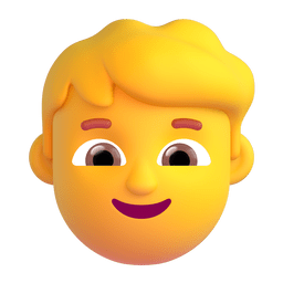 Microsoft Teams boy emoji image
