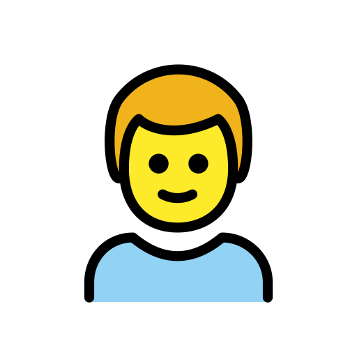 Openmoji boy emoji image