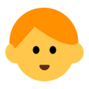 Toss boy emoji image