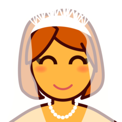 Emojidex bride with veil emoji image