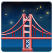 Samsung bridge at night emoji image