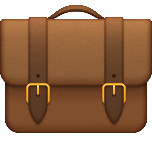 Facebook briefcase emoji image
