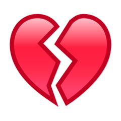 Emojidex broken heart emoji image