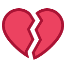 HTC broken heart emoji image