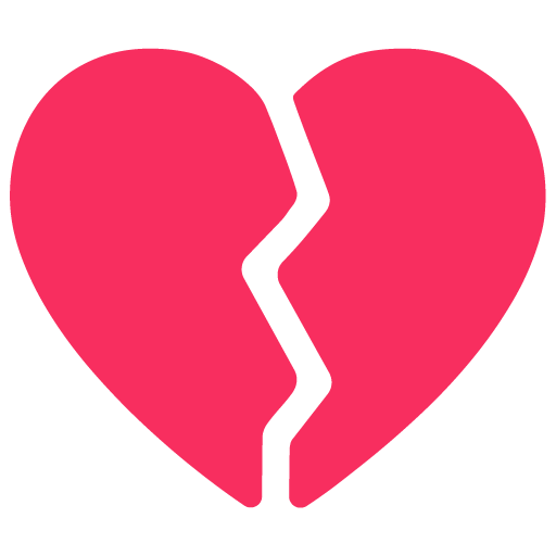 Microsoft broken heart emoji image