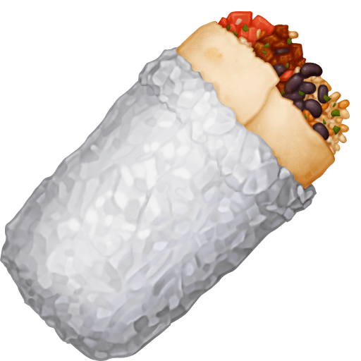 Facebook burrito emoji image
