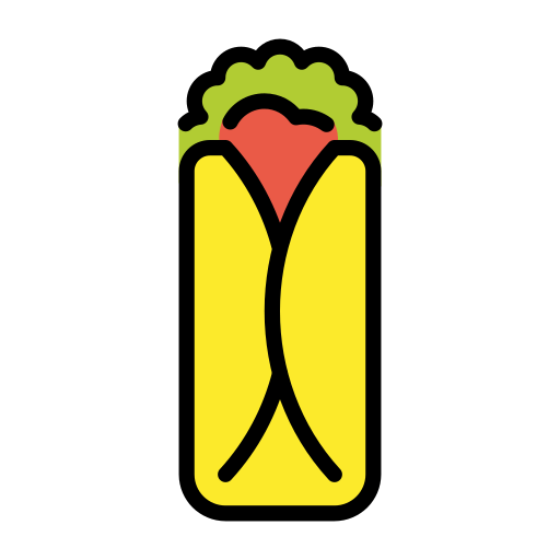 Openmoji burrito emoji image