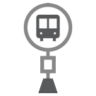 HTC bus stop emoji image