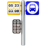 IOS/Apple bus stop emoji image