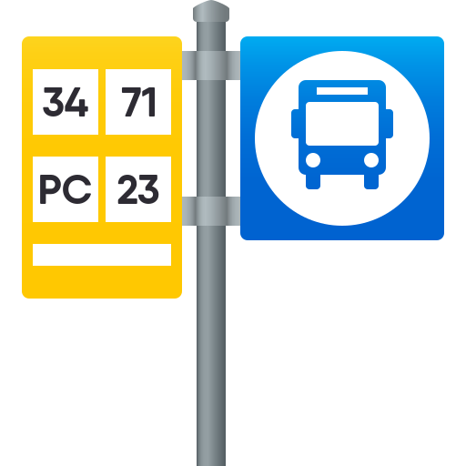JoyPixels bus stop emoji image