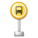 LG bus stop emoji image