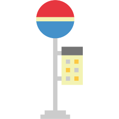 Skype bus stop emoji image