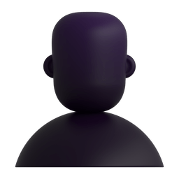 Microsoft Teams bust in silhouette emoji image