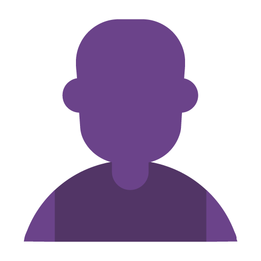 Microsoft bust in silhouette emoji image