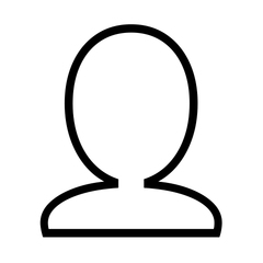 Noto Emoji Font bust in silhouette emoji image