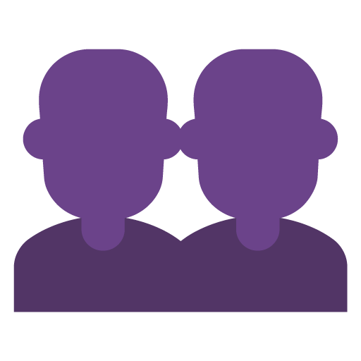 Microsoft busts in silhouette emoji image
