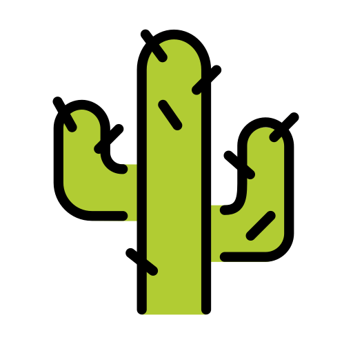 Openmoji cactus emoji image