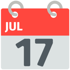 Mozilla calendar emoji image