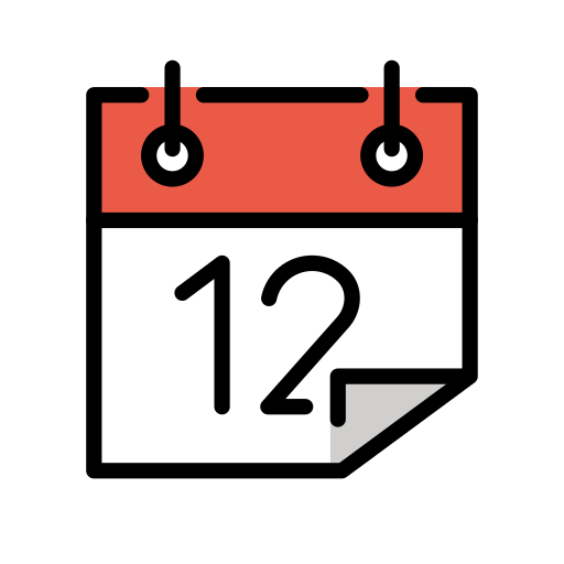 Openmoji calendar emoji image
