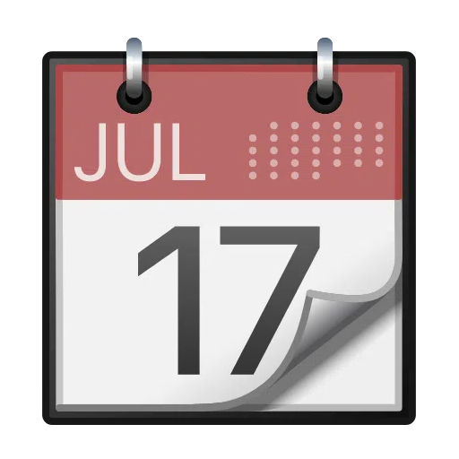 Telegram calendar emoji image