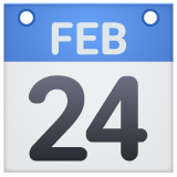 Whatsapp calendar emoji image