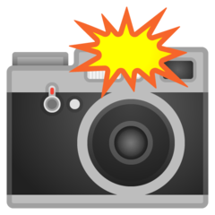 Google camera with flash emoji image