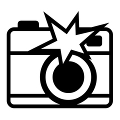 Noto Emoji Font camera with flash emoji image