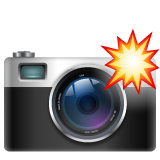 Whatsapp camera with flash emoji image